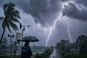 সিলেটসহ ১৯ জেলায় ঝড়-বৃষ্টির শ'ঙ্কা