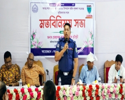 মৌলভীবাজারে দুর্গাপূজা উপলক্ষে মতবিনিময় সভা