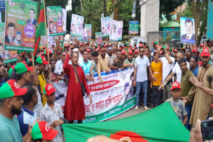 বিশ্বনাথ উপজেলা ও পৌর স্বেচ্ছাসেক দলের প্রতিষ্ঠাবার্ষিকী পালন