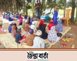 বিশ্বম্ভরপুরে গাছ তলায় পাঠদান, নেই কোনো শ্রেণী কক্ষ